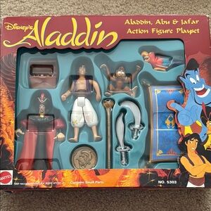 Disney Aladdin Red and Blue Action Figures Playset